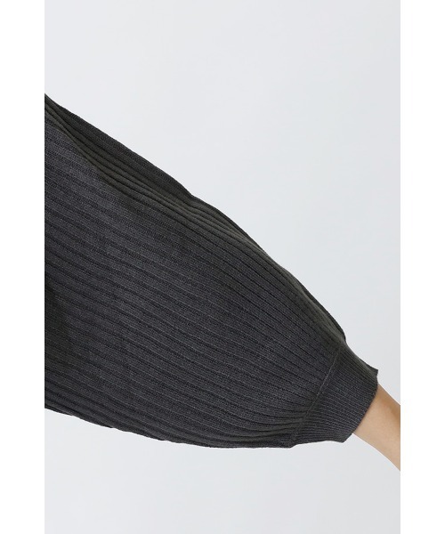 ElegChic(エレグシック)の「プチハイネックリブニットトップス(ニット/セーター・レディース・グレー/ネイビー/ベージュ・XL/4L/M)」の21枚目の写真