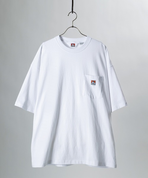SlashDate(スラッシュデイト)の「【BENDAVIS/ベンデイビス】ゴリラロゴ付きポケット半袖ビッグTシャツ(Tシャツ/カットソー・メンズ・グレイッシュブルー/ホワイト/ダークブラウン/ブラック・M/L)」の13枚目の写真