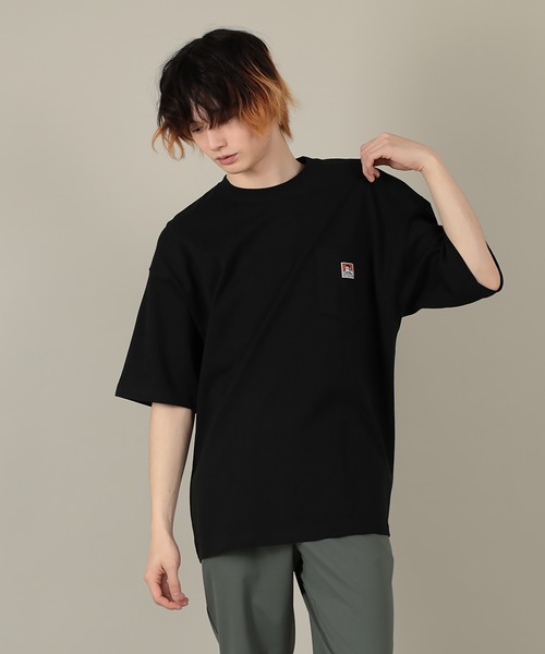 SlashDate(スラッシュデイト)の「【BENDAVIS/ベンデイビス】ゴリラロゴ付きポケット半袖ビッグTシャツ(Tシャツ/カットソー・メンズ・グレイッシュブルー/ホワイト/ダークブラウン/ブラック・M/L)」の19枚目の写真