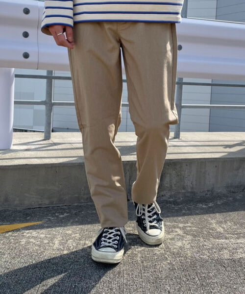 GLOSTER(グロスター)の「綿麻COOLMAX オックス スリムストレッチパンツ (※吸水速乾素材、クールビズにも最適!)(その他パンツ・メンズ・グレー/ネイビー/ベージュ/ブルー・S/M/L/XL)」の21枚目の写真