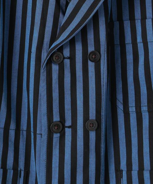 Scye（サイ）の「＜Scye (サイ）＞ ストライプ ダブル チョアコート（その他アウター・メンズ・コバルトブルー・38/40）」の7枚目の写真