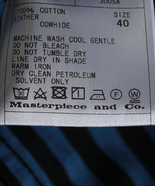 Scye（サイ）の「＜Scye (サイ）＞ ストライプ ダブル チョアコート（その他アウター・メンズ・コバルトブルー・38/40）」の2枚目の写真