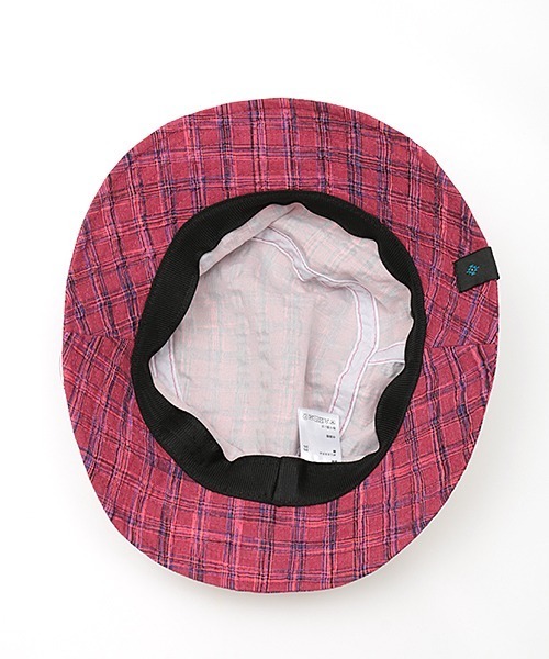 チチカカ（チチカカ）の「チェック柄バケットハット（ハット・レディース・ネイビー/レッド/ピンク・FREE）」の13枚目の写真