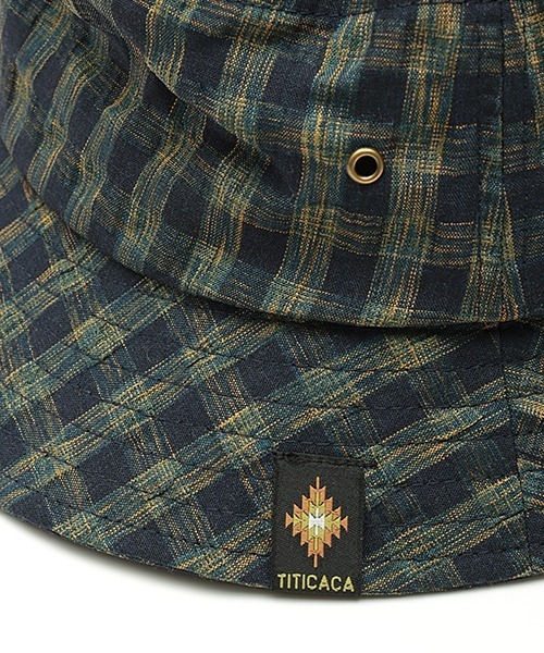 チチカカ（チチカカ）の「チェック柄バケットハット（ハット・レディース・ネイビー/レッド/ピンク・FREE）」の16枚目の写真