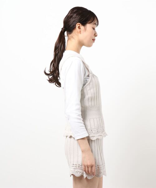 Ravijour（ラヴィジュール）の「クロシェフリル セットアップ（ルームウェア/パジャマ・レディース・黄土色系/ブラック/ベージュ・FREE）」の16枚目の写真