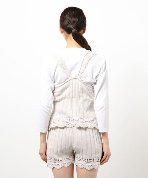 Ravijour（ラヴィジュール）の「クロシェフリル セットアップ（ルームウェア/パジャマ・レディース・黄土色系/ブラック/ベージュ・FREE）」の17枚目の写真