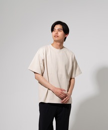 【BLUE STANDARD】オーガニックコットン 無地 ビッグシルエットTシャツ