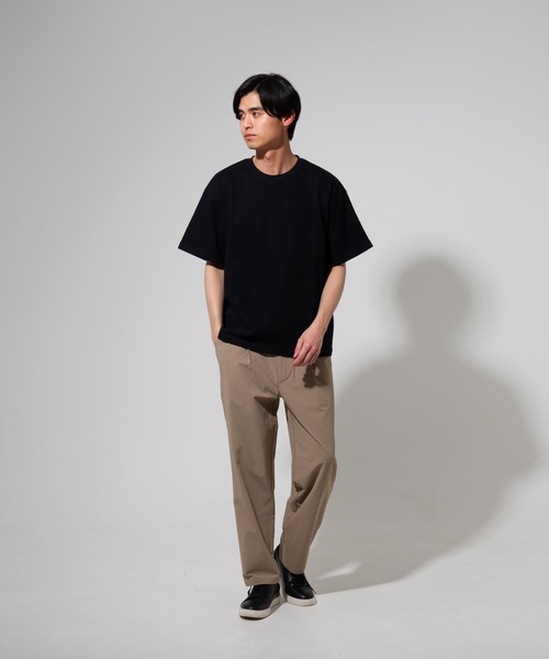 Blue Standard (ブルースタンダード)の「【BLUE STANDARD】オーガニックコットン 無地 ビッグシルエットTシャツ(Tシャツ/カットソー・メンズ・ホワイト/オリーブ/ベージュ/ブラック/ブルー・X-LARGE/LARGE/MEDIUM)」の11枚目の写真