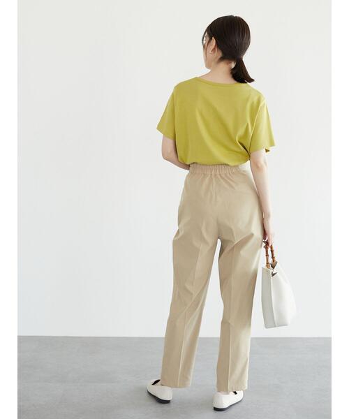 Green　Parks（グリーンパークス）の「ツータックパンツ＊（その他パンツ・レディース・オレンジ/ベージュ/カーキ/チャコールグレー・L/M）」の8枚目の写真