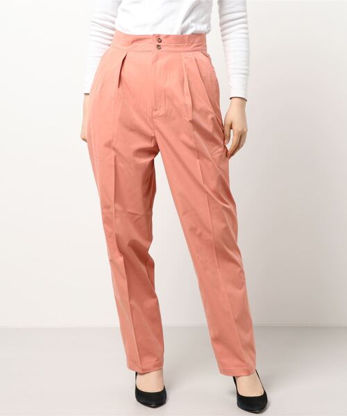 Green　Parks（グリーンパークス）の「ツータックパンツ＊（その他パンツ・レディース・オレンジ/ベージュ/カーキ/チャコールグレー・L/M）」の17枚目の写真