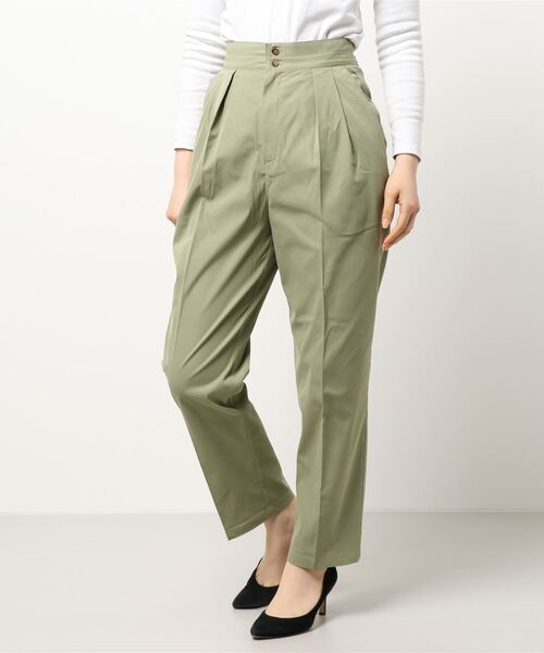 Green　Parks（グリーンパークス）の「ツータックパンツ＊（その他パンツ・レディース・オレンジ/ベージュ/カーキ/チャコールグレー・L/M）」の18枚目の写真