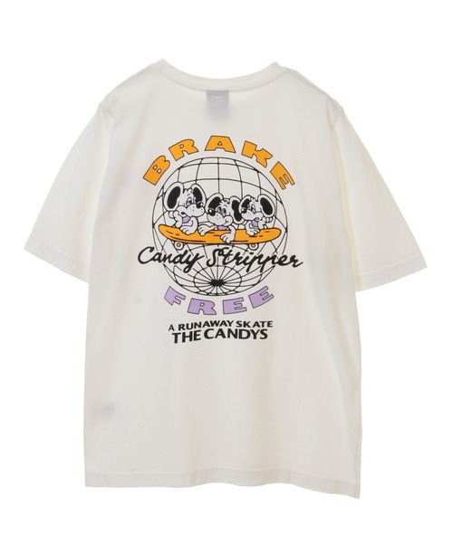 Candy Stripper（キャンディストリッパー）の「BREAK FREE RATS Tシャツ（Tシャツ/カットソー・レディース・オフホワイト/ブラック/ブルー/オレンジ・2/3/4）」の2枚目の写真
