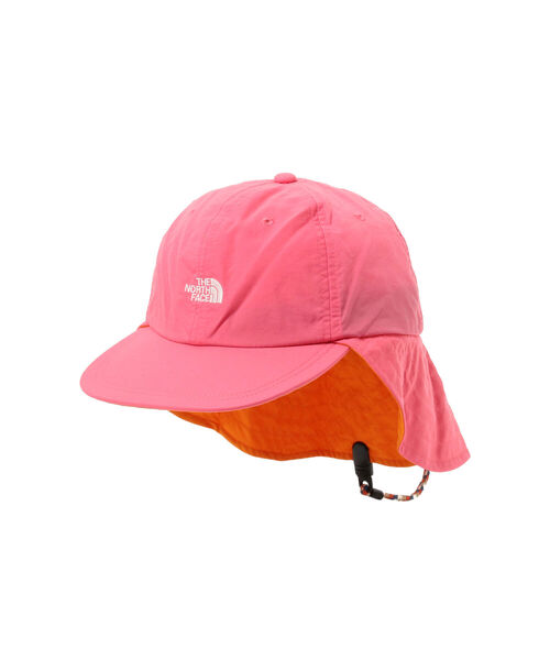 B:MING by BEAMS（ビーミングバイビームス）の「THE NORTH FACE / UV サンシールド キャップ（キャップ・キッズ・ピンク/オレンジ/ネイビー・KM（50-53cm）/KL(54-56cm））」の3枚目の写真