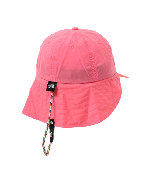 B:MING by BEAMS（ビーミングバイビームス）の「THE NORTH FACE / UV サンシールド キャップ（キャップ・キッズ・ピンク/オレンジ/ネイビー・KM（50-53cm）/KL(54-56cm））」の5枚目の写真