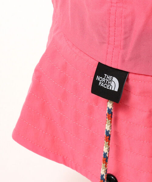 B:MING by BEAMS（ビーミングバイビームス）の「THE NORTH FACE / UV サンシールド キャップ（キャップ・キッズ・ピンク/オレンジ/ネイビー・KM（50-53cm）/KL(54-56cm））」の4枚目の写真