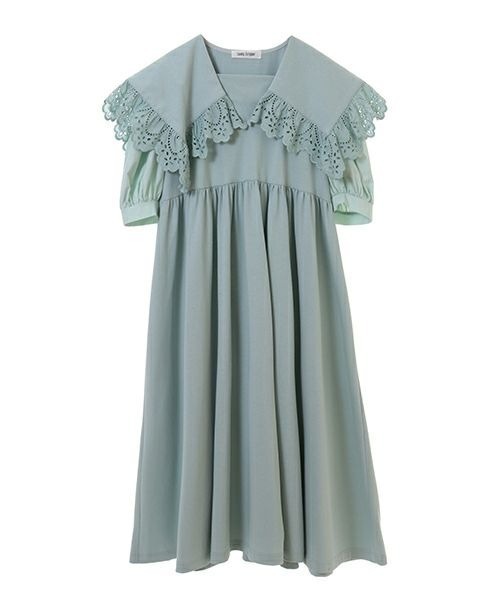 Candy Stripper（キャンディストリッパー）の「BIG COLLAR ドレス（ドレス・レディース・ホワイト/ミント/ブラック・2）」の12枚目の写真