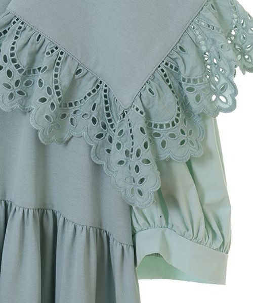 Candy Stripper（キャンディストリッパー）の「BIG COLLAR ドレス（ドレス・レディース・ホワイト/ミント/ブラック・2）」の15枚目の写真