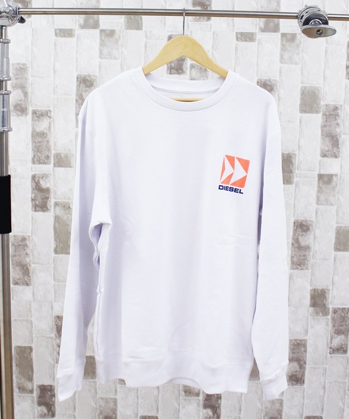 DIESEL(ディーゼル)の「ロゴ胸プリント バックプリント スウェットトレーナー「SWEATIDSLT-WILLY」(スウェット・メンズ・ブラック/ホワイト・XXL/L/M/S/XL)」の10枚目の写真