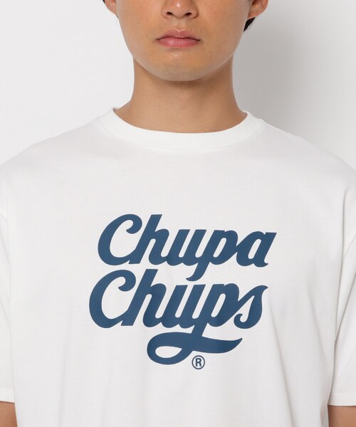 THE SHOP TK (ザ ショップ ティーケー )の「◆【SHELTECH×ChupaChups】胸プリントTシャツ(Tシャツ/カットソー・メンズ・パープル系/ブラック/ベージュ/オフホワイト・03/04/02)」の11枚目の写真