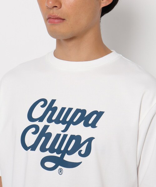 THE SHOP TK (ザ ショップ ティーケー )の「◆【SHELTECH×ChupaChups】胸プリントTシャツ(Tシャツ/カットソー・メンズ・パープル系/ブラック/ベージュ/オフホワイト・03/04/02)」の12枚目の写真