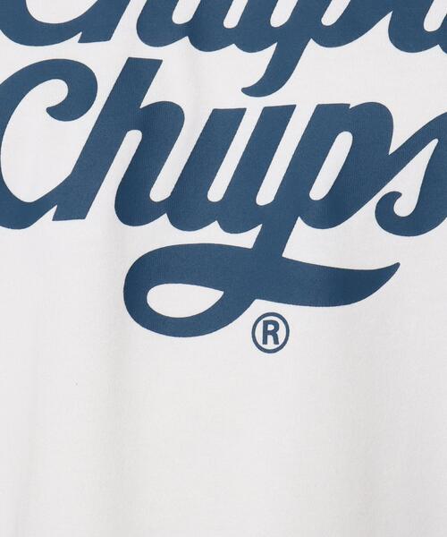 THE SHOP TK (ザ ショップ ティーケー )の「◆【SHELTECH×ChupaChups】胸プリントTシャツ(Tシャツ/カットソー・メンズ・パープル系/ブラック/ベージュ/オフホワイト・03/04/02)」の15枚目の写真