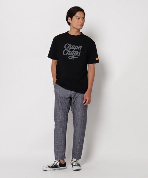 THE SHOP TK (ザ ショップ ティーケー )の「◆【SHELTECH×ChupaChups】胸プリントTシャツ(Tシャツ/カットソー・メンズ・パープル系/ブラック/ベージュ/オフホワイト・03/04/02)」の17枚目の写真