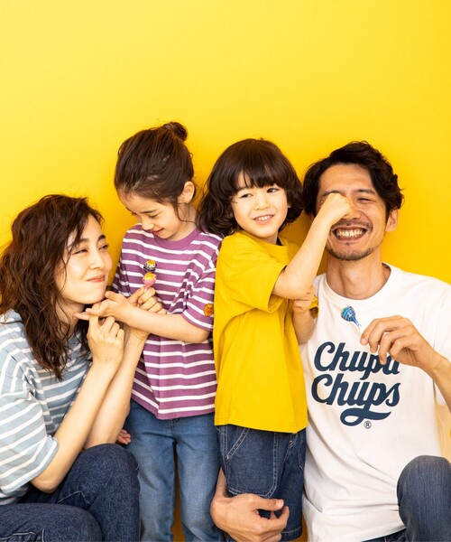 THE SHOP TK (ザ ショップ ティーケー )の「◆【SHELTECH×ChupaChups】胸プリントTシャツ(Tシャツ/カットソー・メンズ・パープル系/ブラック/ベージュ/オフホワイト・03/04/02)」の21枚目の写真