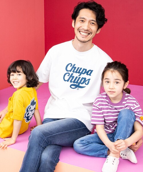 THE SHOP TK (ザ ショップ ティーケー )の「◆【SHELTECH×ChupaChups】胸プリントTシャツ(Tシャツ/カットソー・メンズ・パープル系/ブラック/ベージュ/オフホワイト・03/04/02)」の22枚目の写真