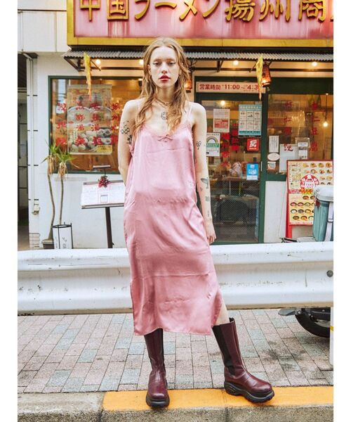 jouetie(ジュエティ)の「レイヤードランジェリーワンピース(ワンピース・レディース・ブラック/オレンジ/グリーン・MEDIUM)」の4枚目の写真