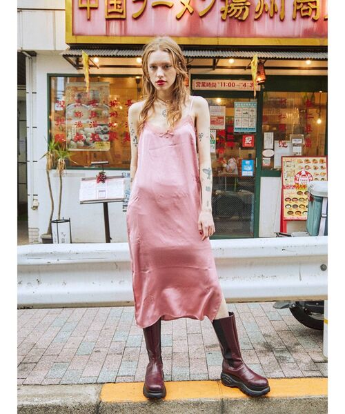 jouetie(ジュエティ)の「レイヤードランジェリーワンピース(ワンピース・レディース・ブラック/オレンジ/グリーン・MEDIUM)」の19枚目の写真