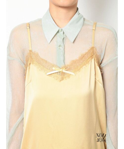 jouetie(ジュエティ)の「レイヤードランジェリーワンピース(ワンピース・レディース・ブラック/オレンジ/グリーン・MEDIUM)」の17枚目の写真