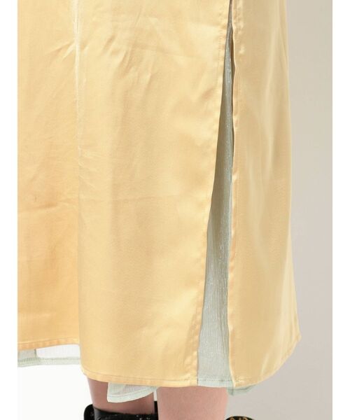 jouetie(ジュエティ)の「レイヤードランジェリーワンピース(ワンピース・レディース・ブラック/オレンジ/グリーン・MEDIUM)」の15枚目の写真