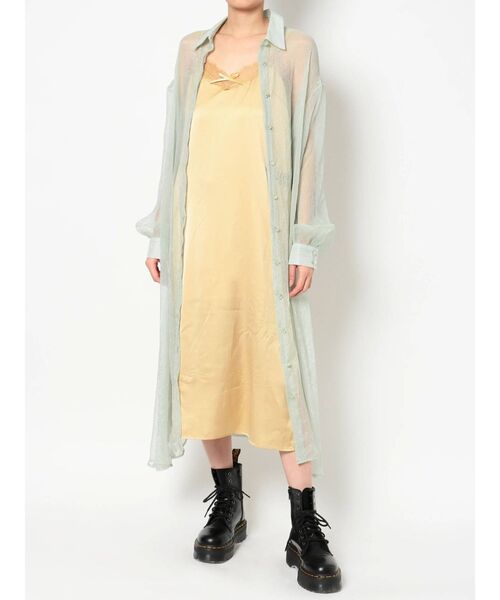 jouetie(ジュエティ)の「レイヤードランジェリーワンピース(ワンピース・レディース・ブラック/オレンジ/グリーン・MEDIUM)」の21枚目の写真