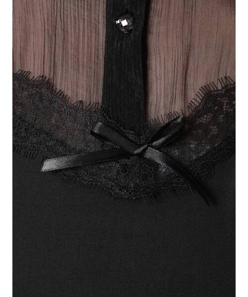 jouetie(ジュエティ)の「レイヤードランジェリーワンピース(ワンピース・レディース・ブラック/オレンジ/グリーン・MEDIUM)」の9枚目の写真