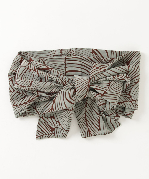 ALDIES（アールディーズ）の「Leaf Turban / リーフターバン（ヘアバンド・レディース・レッド/オリーブ/ホワイト×ブラック/ブラック×ホワイト・FREE）」の15枚目の写真