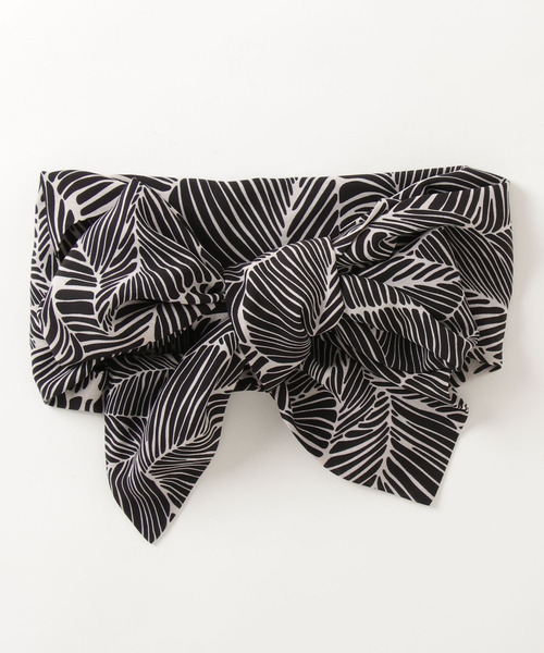 ALDIES（アールディーズ）の「Leaf Turban / リーフターバン（ヘアバンド・レディース・レッド/オリーブ/ホワイト×ブラック/ブラック×ホワイト・FREE）」の11枚目の写真