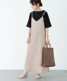 ワッシャーカットキャミワンピース*