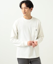 BEAMS HEART / コーヒー刺繍 ロングスリープ Tシャツ