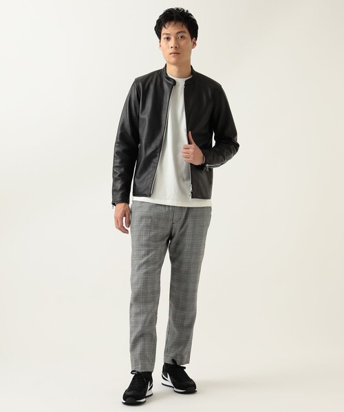 BEAMS HEART（ビームスハート）の「BEAMS HEART / コーヒー刺繍 ロングスリープ Tシャツ（Tシャツ/カットソー・メンズ・ホワイト/オリーブ/ブルー系その他/ネイビー/その他・MEDIUM/LARGE/X-LARGE/SMALL）」の10枚目の写真