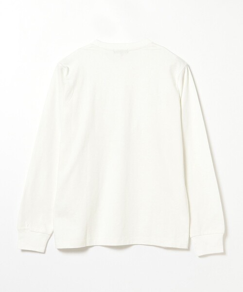 BEAMS HEART（ビームスハート）の「BEAMS HEART / コーヒー刺繍 ロングスリープ Tシャツ（Tシャツ/カットソー・メンズ・ホワイト/オリーブ/ブルー系その他/ネイビー/その他・MEDIUM/LARGE/X-LARGE/SMALL）」の22枚目の写真