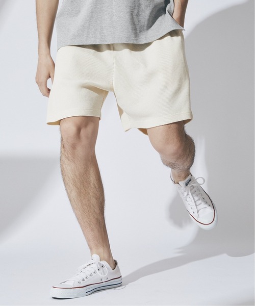 JOURNAL STANDARD(ジャーナルスタンダード)の「【LASKA MVS / ラスカ】ワッフルショーツ/トラックパンツ(その他パンツ・メンズ・ナチュラル/ブラック/グレー・MEDIUM/LARGE)」の3枚目の写真