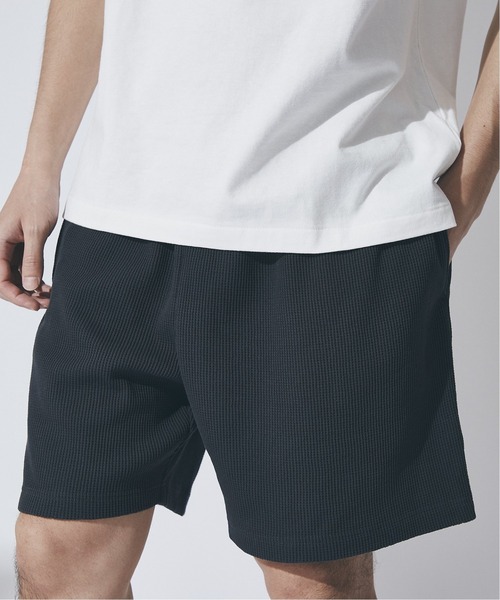 JOURNAL STANDARD(ジャーナルスタンダード)の「【LASKA MVS / ラスカ】ワッフルショーツ/トラックパンツ(その他パンツ・メンズ・ナチュラル/ブラック/グレー・MEDIUM/LARGE)」の4枚目の写真
