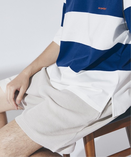 JOURNAL STANDARD(ジャーナルスタンダード)の「【LASKA MVS / ラスカ】ワッフルショーツ/トラックパンツ(その他パンツ・メンズ・ナチュラル/ブラック/グレー・MEDIUM/LARGE)」の9枚目の写真