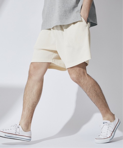 JOURNAL STANDARD(ジャーナルスタンダード)の「【LASKA MVS / ラスカ】ワッフルショーツ/トラックパンツ(その他パンツ・メンズ・ナチュラル/ブラック/グレー・MEDIUM/LARGE)」の5枚目の写真