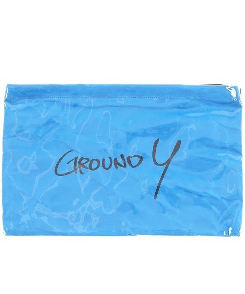 Yohji Yamamoto(ヨウジヤマモト)の「【GROUND Y】VINYL CHLORIDE CLUTCH(ハンドバッグ・メンズ・ブラック/ブルー・ONE SIZE)」の2枚目の写真