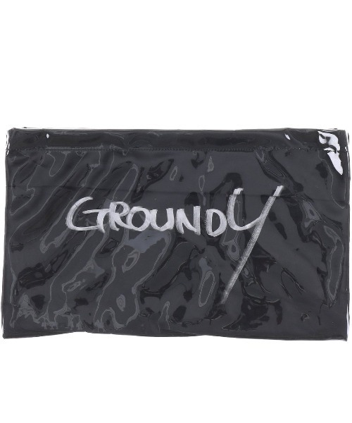Yohji Yamamoto(ヨウジヤマモト)の「【GROUND Y】VINYL CHLORIDE CLUTCH(ハンドバッグ・メンズ・ブラック/ブルー・ONE SIZE)」の1枚目の写真