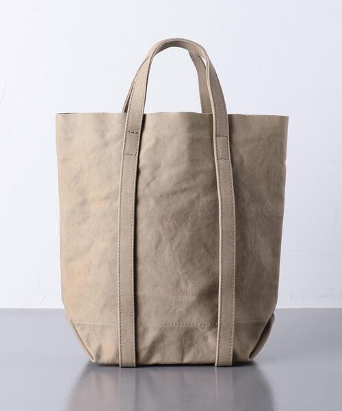 amiacalva(アミアカルヴァ)の「<AMIACALVA (アミアカルヴァ) > キャンバス 4ポケット トート(トートバッグ・メンズ・ブラック/ベージュ・FREE)」の4枚目の写真