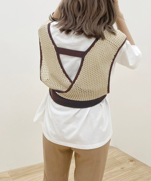 apres jour clair(アプレジュールクレア)の「【apres jour clair】メッシュビスチェ×シアーブラウスSET【ZOZOTOWN限定アイテム】(シャツ/ブラウス・レディース・ベージュ/その他/アイボリー・フリー/X-LARGE)」の20枚目の写真