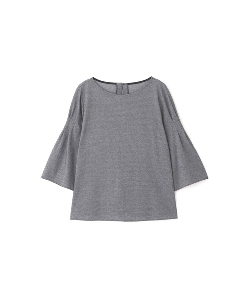 美品 Plantation リンクルコットンジャージー プルオーバー 日本製 セール】◇コットン麻チドリジャージプルオーバー（Tシャツ