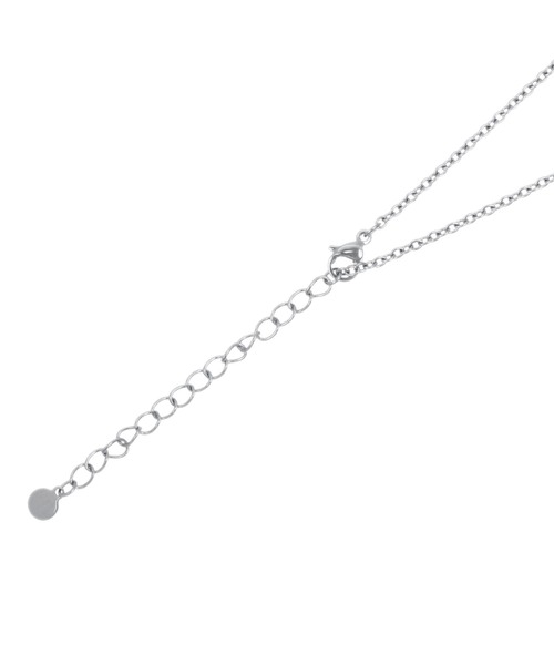 blackdia ocean（ブラックダイヤオーシャン）の「blackdia ocean CZプルメリアハートネックレス（ネックレス・レディース・シルバー/ゴールド/ピンクゴールド・FREE）」の8枚目の写真